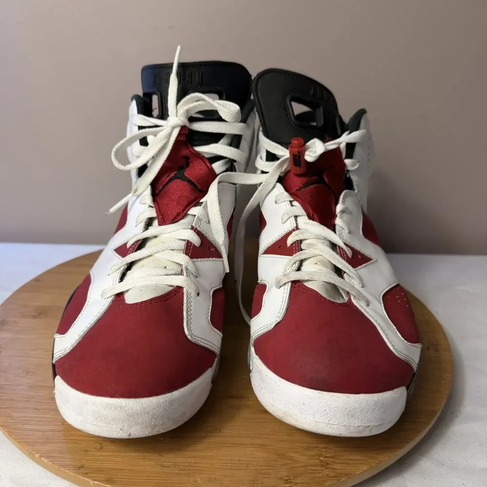 Air Jordan 6 Carmine White Red, 2021, Size 11.5, CT8529-106